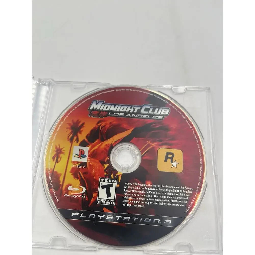 Midnight Club: Los Angeles (PS3) Disc Only - Free Shipping!